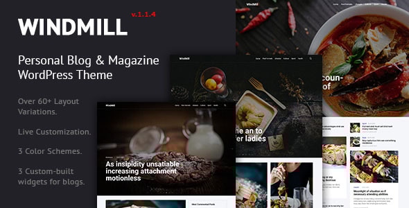 WindMill - Personal Blog & Magazine WordPress Theme Logo
