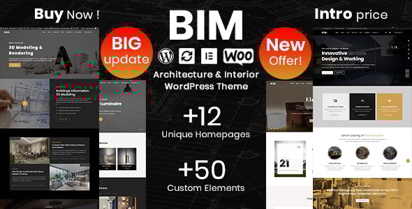 BIM - Architecture & Interior Design Elementor WordPress Theme Logo