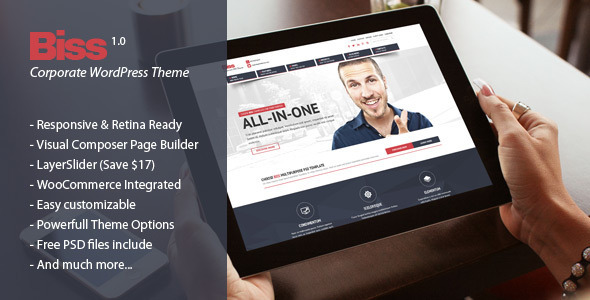 Biss - Corporate Multipurpose WordPress Theme Logo
