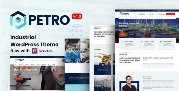 Petro - Industrial Company WordPress Theme Logo