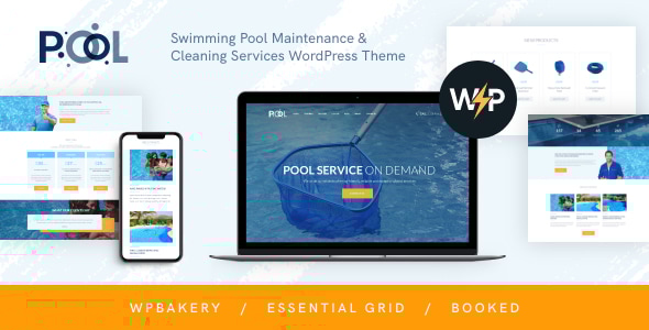 PoolServices - Maintenance & Cleaning Theme Logo