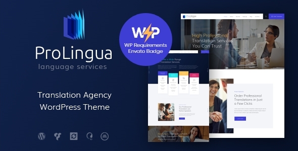 ProLingua | Translation Bureau & Interpreting Services WordPress Theme Logo