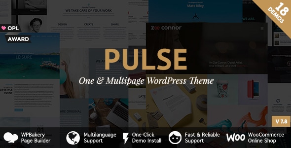 Pulse - Premier WordPress Theme Logo