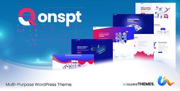 Qonspt - Isometric MultiPurpose WordPress Theme Logo