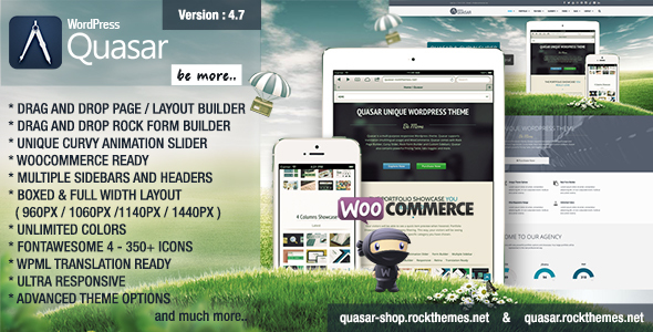 Quasar - WordPress Theme with Animation Builder Logo
