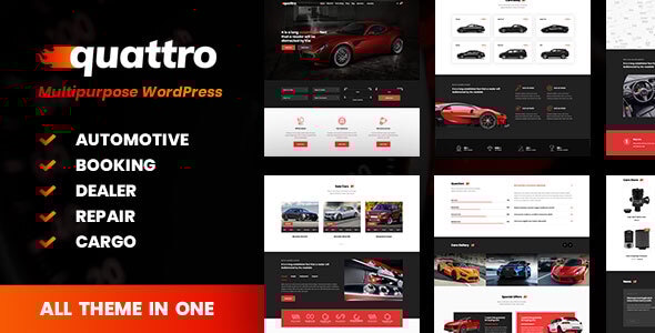 Quattro - Auto Booking WordPress Theme Logo
