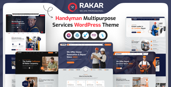 Rakar - Multipurpose Services WordPress Theme Logo