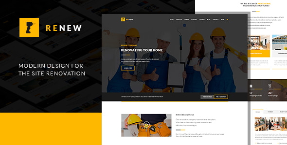 Renew - Renovation WordPress Theme Logo