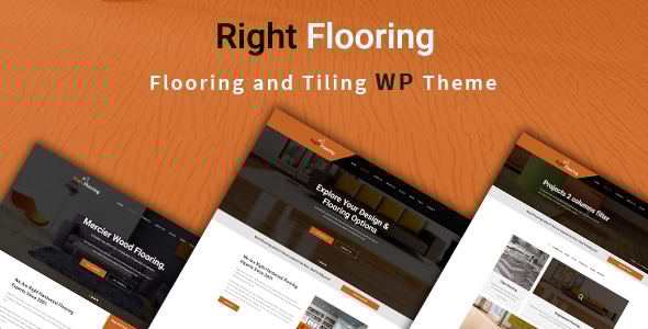Right Flooring - Tiling Services WordPress Theme Logo