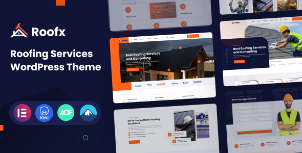Roofx - Roofing Services WordPress Theme Logo