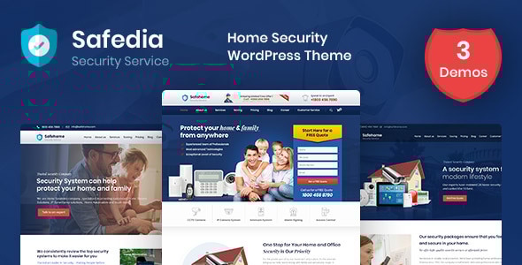 Safedia- Home Security WordPress Theme Logo