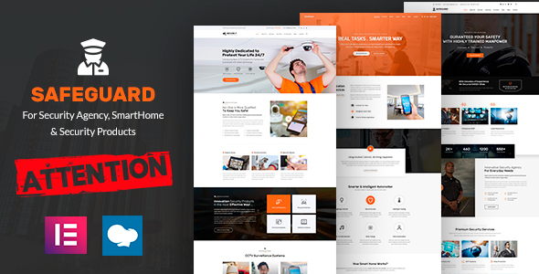 Safeguard - Security & Guard WordPress Theme Logo