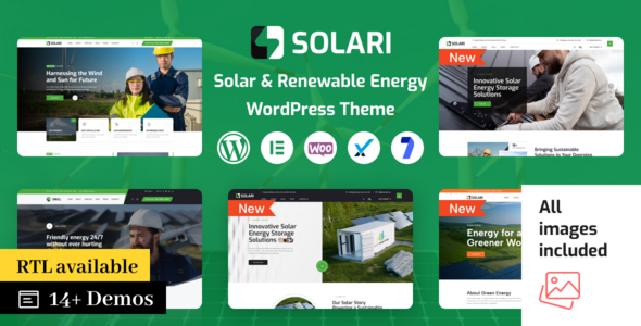 Solari - Ecology & Solar Energy WordPress Theme Logo