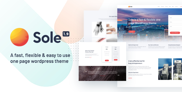 Sole - One Page WordPress Theme Logo