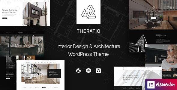 Theratio - Architecture & Interior Design Elementor WordPress Theme Logo