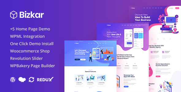Bizkar - Creative Agency WordPress Theme Logo