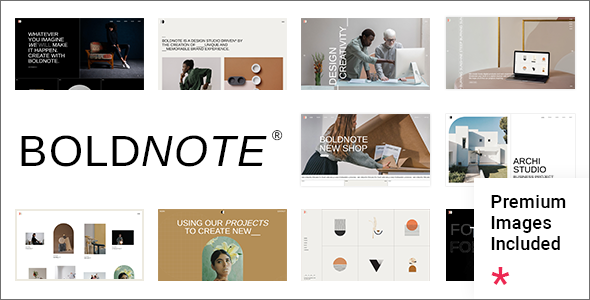 Boldnote - Portfolio WordPress Theme Logo