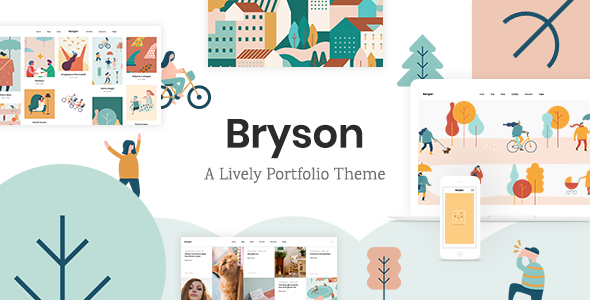Bryson - Illustration and Design Portfolio WordPress Theme Logo