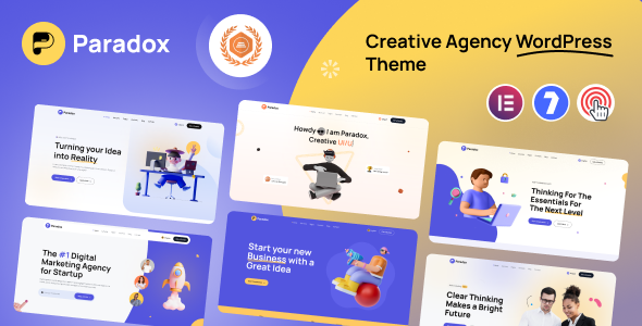 Paradox - Creative Agency WordPress Theme Logo