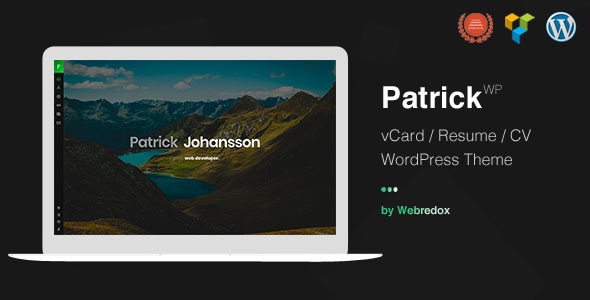 Patrick | vCard One Page WordPress Theme Logo
