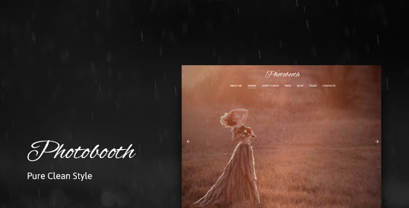 Photobooth | Photography WordPress Theme Logo