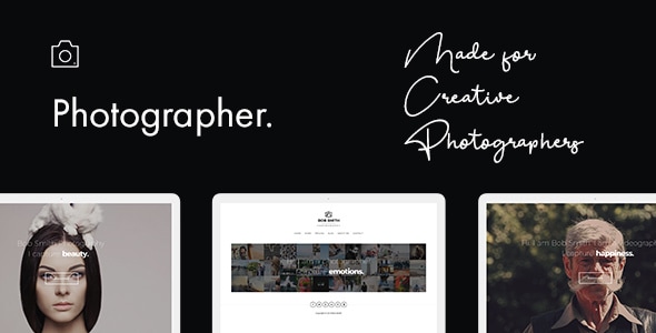 Photographer WordPress Theme Logo