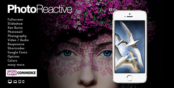 PhotoReactive | WordPress Theme Logo