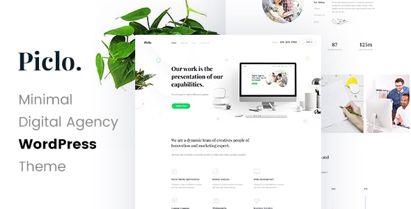 Piclo - Digital Agency WordPress Theme Logo