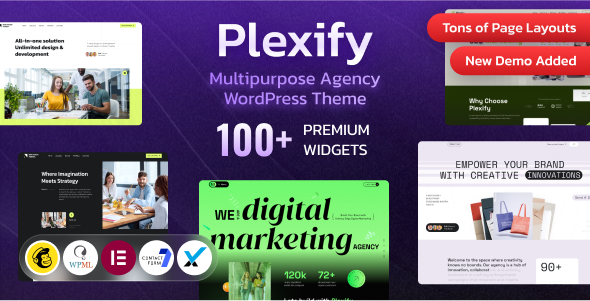 Plexify | Creative Agency WordPress Theme Logo