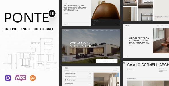 Ponte - Interior Design & Architecture WordPress Theme Logo