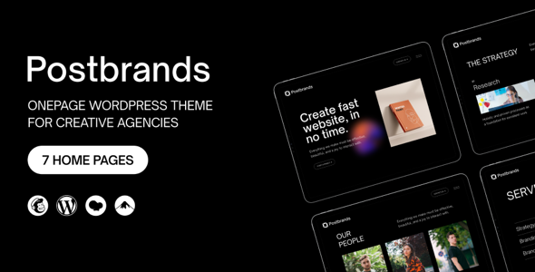 Postbrands - Creative Onepage WordPress Theme Logo
