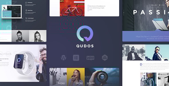 Qudos - Creative Portfolio & Agency WordPress Theme Logo