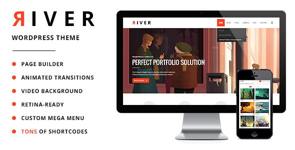 River - Retina Multi-Purpose WordPress Theme Logo