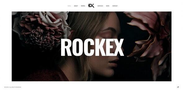 Rockex - One Page Portfolio WordPress Theme Logo