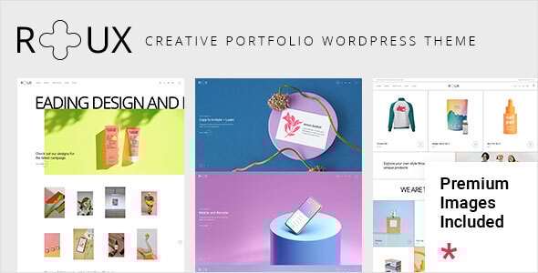Roux - Animated and Fullscreen Portfolio WordPress Theme Logo
