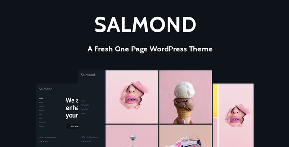 Salmond - A Fresh One Page WordPress Theme Logo