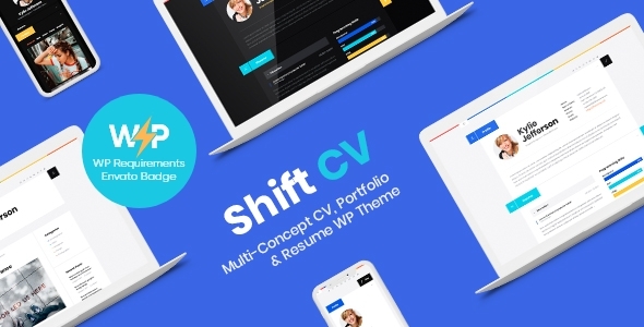 ShiftCV - Blog \ Resume \ Portfolio \ WordPress Theme Logo