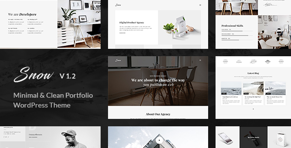 Snow | Minimal & Clean WordPress Portfolio Theme Logo