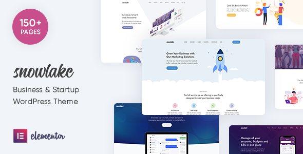 Snowlake - Creative Business & Startup WordPress Theme Logo