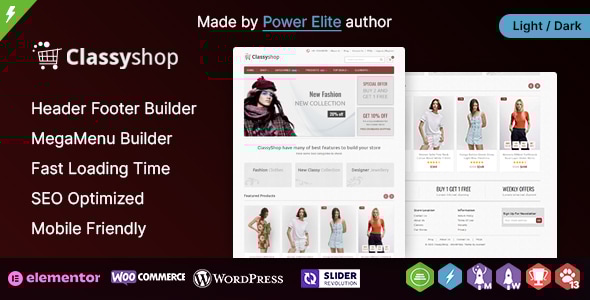 ClassyShop WP - Elementor WooCommerce Responsive Theme Logo