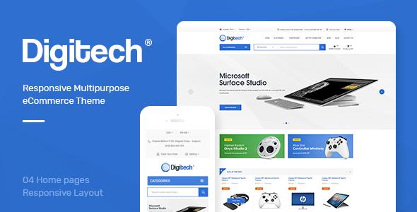 Digitech - Technology Theme for WooCommerce WordPress Logo