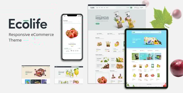 Ecolife - Organic WooCommerce WordPress Theme Logo