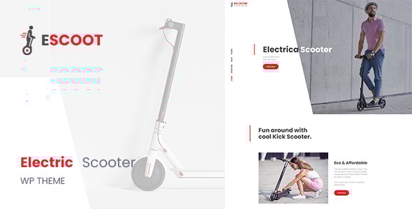 EScoot - Single Product WordPress Logo