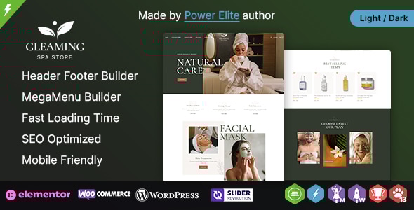Gleaming WP - Spa and Beauty Elementor WooCommerce Theme Logo