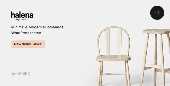 Halena | Minimal & Modern eCommerce WordPress Theme Logo